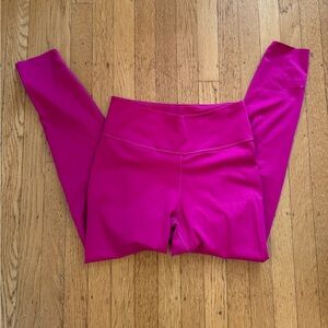 Bright Pink Nike One Luxe 7/8 Leggings | M